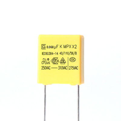 condensador de la seguridad de 250V-310v X2 0,068 uF de pequeña pérdida misma antiinterferente