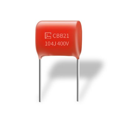 CBB21 104J 400V metalizó sello de Temperaturewax del condensador de la película del polipropileno el alto
