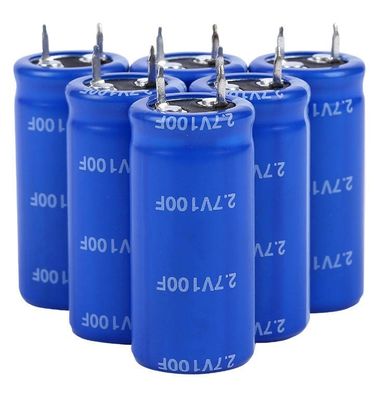 Largo complete un ciclo las buenas características ultrabajas de la temperatura de la vida 100f 2,7 V Supercapacitor