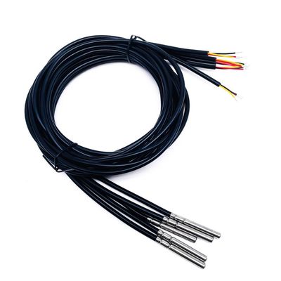 termistor de 1k 5k NTC, envoltura de acero inoxidable de la prenda impermeable del sensor de temperatura del termistor 10k