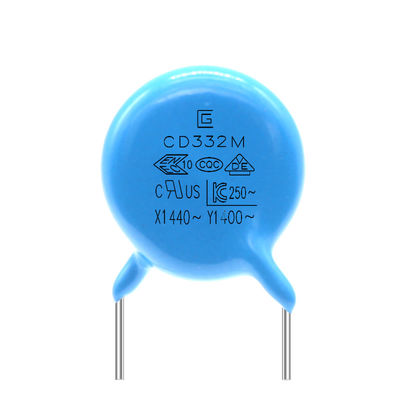 gama de funcionamiento -25℃~+125℃ de los temporeros de los 332M HV Ceramic Capacitor 400VAC