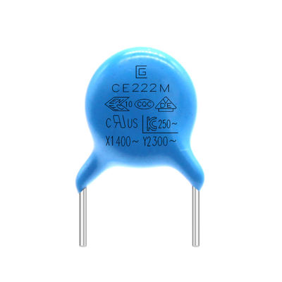 Estructura compacta estabilidad de pequeñas pérdidas de los 222M Capacitor 300VAC de la buena