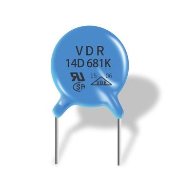 3000VAC Varistor de óxido metálico 0,5W-10W Potencia nominal 1pF-1000pF Corriente de fuga ≤0,1mA