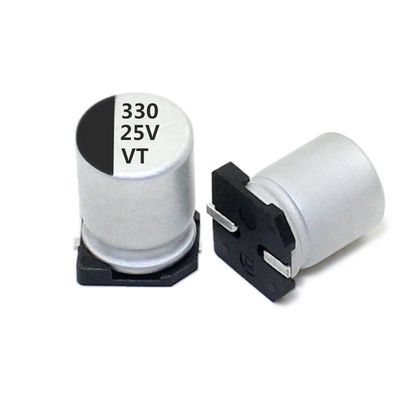 capacidad tamaño pequeño y grande del condensador electrolítico de aluminio de 25V 330UF