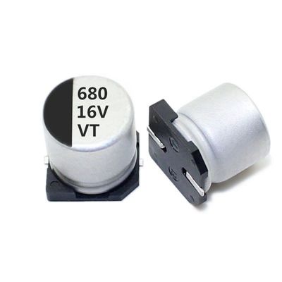 Memoria grande electrolítica de aluminio del condensador 680uf 16v del OEM