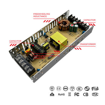 Bina SMPS Comutación de la fuente de alimentación LED 5v 200w de color completo de voltaje constante conductor LED 5v