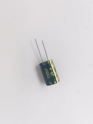 Capacitador electrolítico de aluminio de frecuencia 0.1UF~10000UF -40.C a 105.C 3000 horas de vida útil