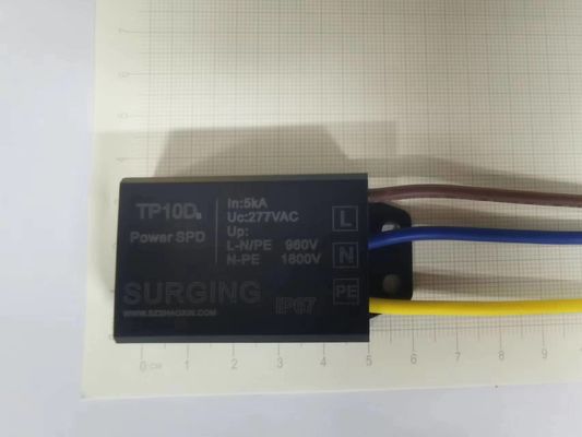 Protección contra rayos reconocido tubo de iluminación de descarga de gas 2KA Corriente de impulso terminación axial Forma coaxial