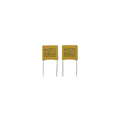 50/60Hz a través del agujero radial condensador de seguridad X2 amplio rango de temperatura de funcionamiento