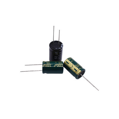 Capacitador electrolítico de aluminio de resistencia para dispositivos electrónicos 25V3300UF