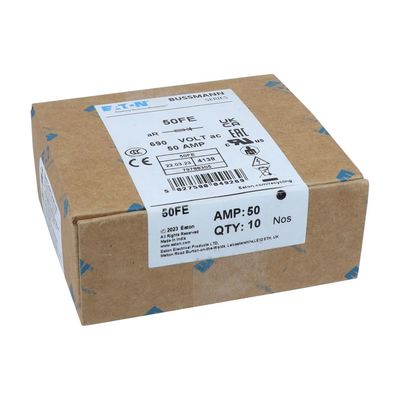 Eaton Bussmann serie de alta velocidad estándar británico BS88 fusible 50FE