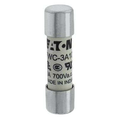 Excelente capacidad de ciclismo y rendimiento Cramic Fuse Eaton Bussmann 10 X 38 mm Ferrule Fuse FWC-3A10F