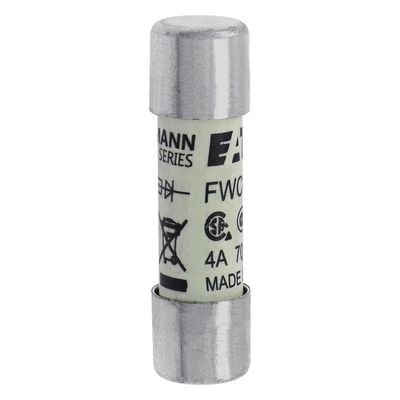 Excelente capacidad de ciclismo y rendimiento Cramic Fuse Eaton Bussmann 10 X 38 mm Ferrule Fuse FWC-4A10F