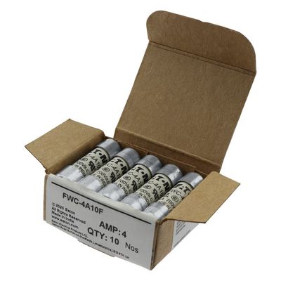 Excelente capacidad de ciclismo y rendimiento Cramic Fuse Eaton Bussmann 10 X 38 mm Ferrule Fuse FWC-4A10F