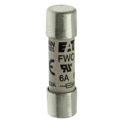Excelente capacidad de ciclismo y rendimiento Cramic Fuse Eaton Bussmann 10 X 38 mm Ferrule Fuse FWC-6A10F