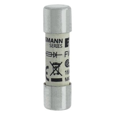 Excelente capacidad de ciclismo y rendimiento Cramic Fuse Eaton Bussmann 10 X 38 mm Ferrule Fuse FWC-16A10F