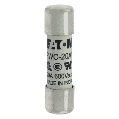 Excelente capacidad de ciclismo y rendimiento Cramic Fuse Eaton Bussmann 10 X 38 mm Ferrule Fuse FWC-20A10F