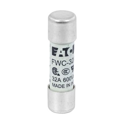 Excelente capacidad de ciclismo y rendimiento Cramic Fuse Eaton Bussmann 10 X 38 mm Ferrule Fuse FWC-32A10F