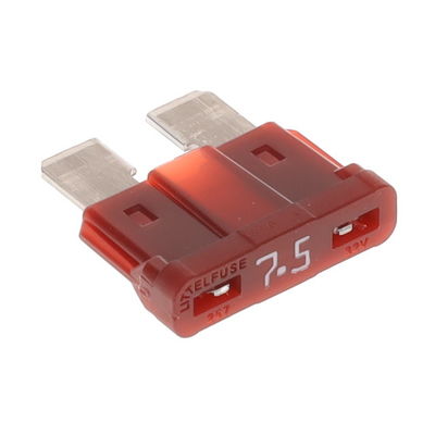 Fuentes pequeñas para automóviles 7.5A Fuentes para cuchillas de automóviles marrón 32V Dc Mfr Parte no 0287007.5.PXCN