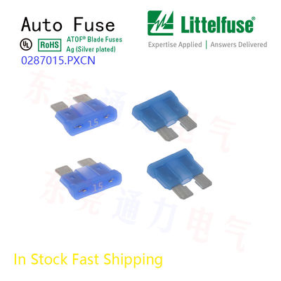Fuentes pequeñas para automóviles 7.5A Fuentes para cuchillas de automóviles marrón 32V Dc Mfr Parte no 0287007.5.PXCN