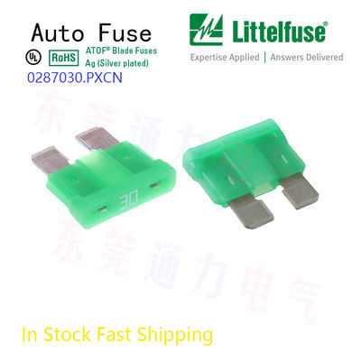 Fuentes pequeñas para automóviles 7.5A Fuentes para cuchillas de automóviles marrón 32V Dc Mfr Parte no 0287007.5.PXCN