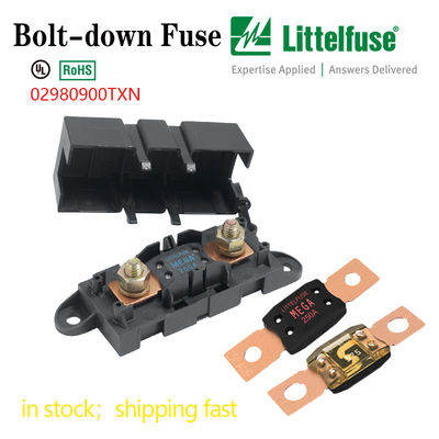 Fusiles MEGA de poca potencia 200A, montaje de pernos de alta corriente para automóviles 200 Amp MEGA/AMG Fusiles para automóviles, camiones, vehículos de construcción, autobuses, caravanas, barcos