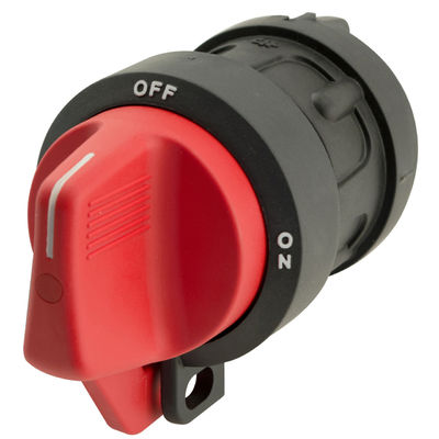 Marcación de encendido / apagado Gombón rojo 75920 Interruptor maestro de batería 36 voltios